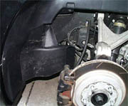 Rear Brake Cooling Duct